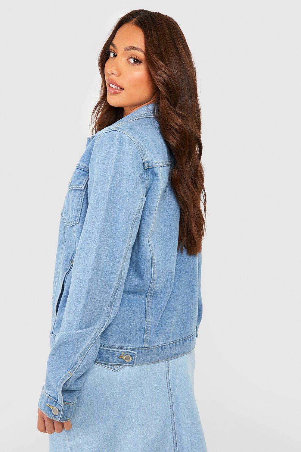 Long jean store jacket forever 21